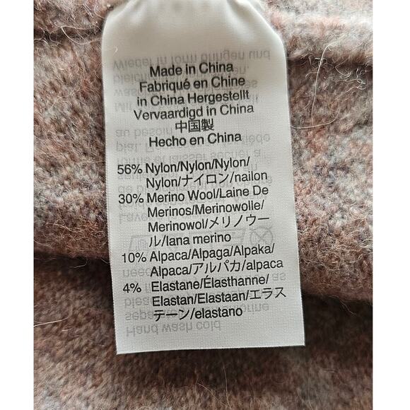 Madewell Coziest Yarn Kent Oversized Open Front Cardigan Sweater Women Sz S Pink - Picture 7 of 7